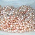 wholesale 16"" 7-8mm pink pearl necklace strings