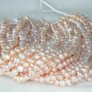 wholesale 8-9mm 16"" pink pearl necklace strings