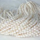 wholesale 6-7mm 16"" white pearl necklace strings