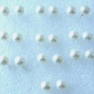 Wholesale 10 pairs 6.5-7mm white pearl S925 earring