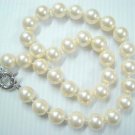 18""14mm cream  Seashell pearl necklace