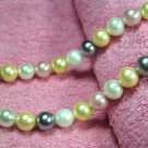 17'' 10MM L.MULTI-COLORS SEA SHELL PEARL