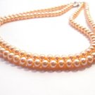 CHarm Pink CULTURED PEARL NECKLACE 925S