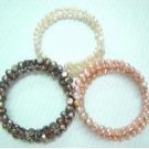 WHOLESALE 3PIECE Baroque cultured pearl Bracelet