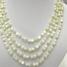 WHOLESALE 50'' 2-PCS WHITE CULTURED FW PEARL NECKLACES