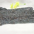 WHOLESALE BAROQUE 5 STRANDS 36'' BLACK PEARL NECKLACES