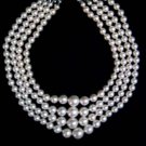 elegant 16-19'' 8-14MM Tahiti sea shell PEARL NECKLACE
