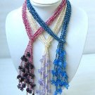 wholesale 42'' 3 sets 3-4mm cultured pearl & crystal necklaces