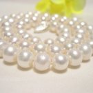 single 16'' 6.5-7.5mm WHITE cultured pearl NECKLACE