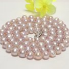 single 24'' 7-8mm lavender cultured pearl necklace