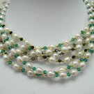 wholesale Charming 6-pcs cultured pearl gems necklaces