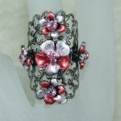 Rhinestone ring red