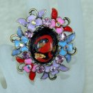 Rhinestone ring black core Rhinestone ring black core