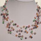 MULTICOLOR FW CULTURED PEARL STARRINESS NECKLACE