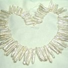 2 strand white freshwater pearl loose string