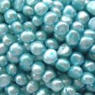 wholesale 10 strand 6-7 mm nuggets shape fw pearl-sky blue