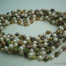 wholesale 10 pcs white pearl cloisonne bead necklace