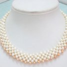 Knit Natural Freshwater Pearl Necklace