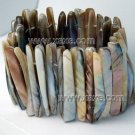 Lovely oyster long bar shell bracelet