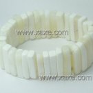 Lovely white shell bar bracelet
