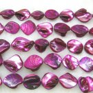 wholesale 10 strands 15mm Shell Beads loose string - peachblow