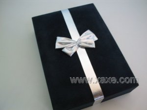 Dark Blue Velvet Jewelry Box