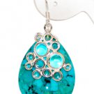 925 Sterling Silver Earrings With Genuine Turquoise