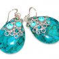925 Sterling Silver Earrings With Genuine Turquoise