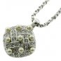 Fashion Jewelry Chain & Pendant with Created Pearl & Diamond