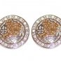 Hand Made 925 Sterling silver Pendant and earring set