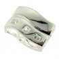 925 Sterling Silver Pendant With Created Diamonds