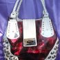 Studded Red handbag
