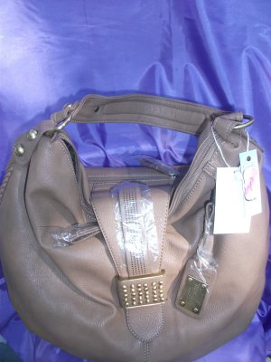 Taupe Hobo Handbag
