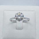 AAA 5ct Cubic Zironia ring sterling silver