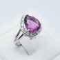 3.98ct Pink Fluorite lady ring sterling silver