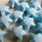 20 Light Blue Origami Stars/Wishing Stars/Party Supply/Home Decor