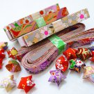 Washi Chiyogami Origami Lucky Star Paper Strips Assorted Design - Pack of 50 strips