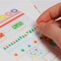 6 Sheets Rainbow Diary Decor Sticker Set Drawing Market Sticker