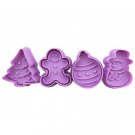 3D Cookie Stamp Cutters/Christmas Cookie Stamp/Embossing Cookie Mold/Baking Supply