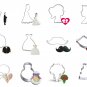 Wedding Cookie Cutter Set/Bride&Groom Biscuit Cutter/Bouquet Cutter Mold/Baking Supply