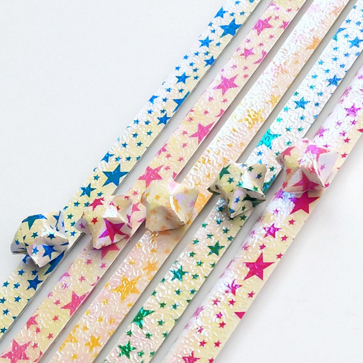 Cute Bunny Origami Lucky Star Paper Strips Star Folding DIY Pack of 130  Strips 