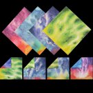 60 Sheets Double Sides Watercolor Galaxy Origami Square Paper Pack - 15cm x 15cm