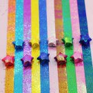 Gradient Pearlescent Floral Origami Lucky Star Paper Strips Star Foldng DIY - Pack of 90 Strips