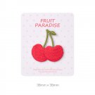Cherry Embroidered Patches/Fruit Patches/Self Adhesive/Iron-On/Sew-On Patch/Patch For Jeans