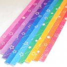 Shooting Star Pearlescent Origami Lucky Star Paper Strips Star Foldng DIY - Pack of 90 Strips
