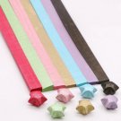 Shimmer Texture Origami Lucky Star Paper Strips DIY - Pack of 70 Strips