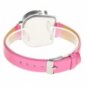 Cute Hello Kitty Hour Marks Leather Quartz Watch - Red