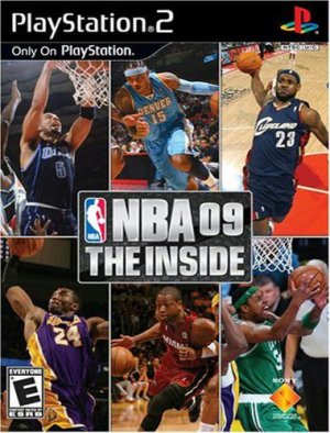 Playstation 2 NBA 09 he inside