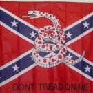 REBEL DON'T TREAD ON ME  FLAG