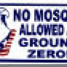 NO MOSQUE BUMPER STICKER